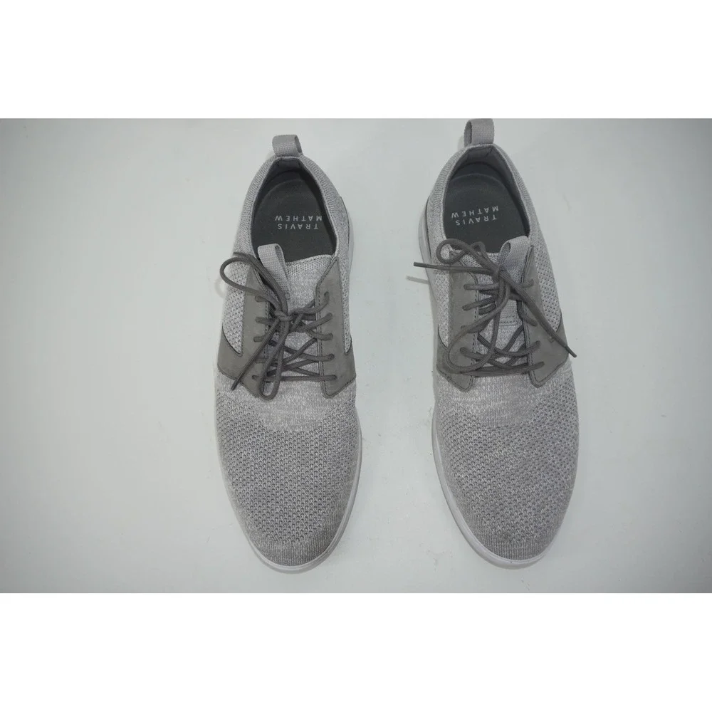 TravisMathew The Modern One Shoes Gray Knit Lace Up Men's Size 13
